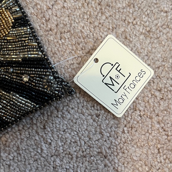 Mary Frances Beaded Champagne Bottle Crossbody and Coupe Coin Bag Set - Picture 2 of 4